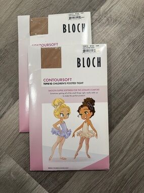 Bloch ContourSoft Children's Footed Tights - Tan